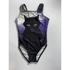 Destira Cat Leo Black and Purple Size Child XS